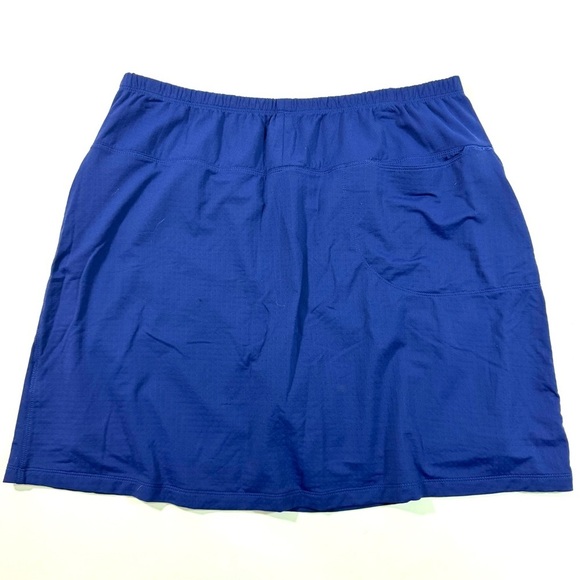 Ibkul A Line Mini Skort Blue Size Large - Picture 2 of 6